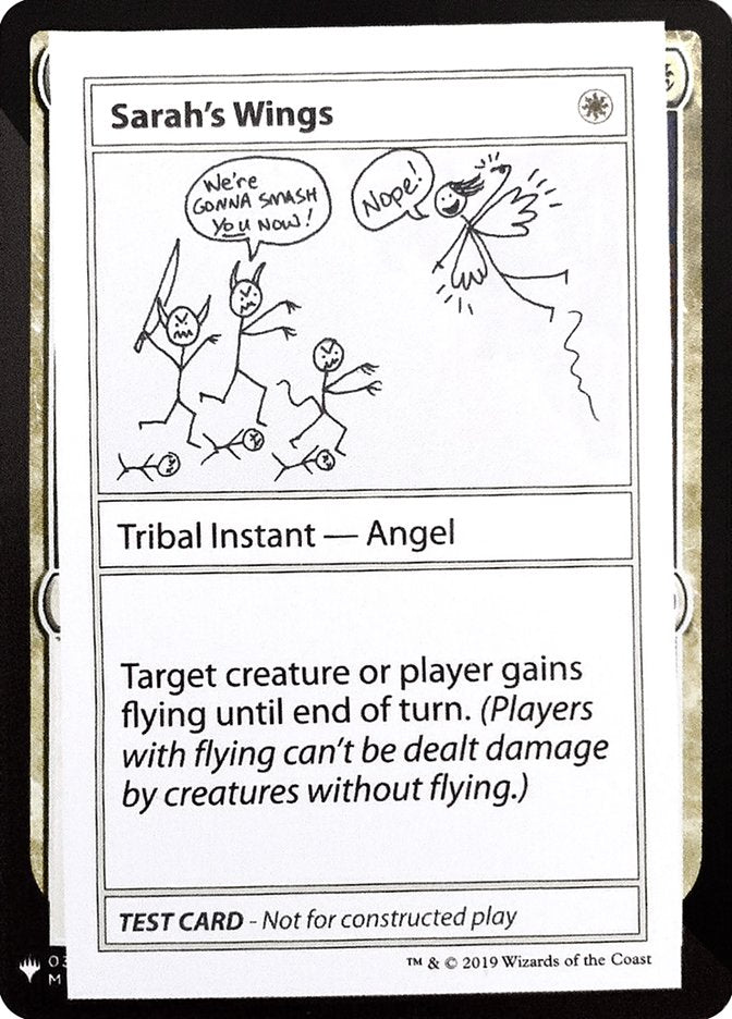 Sarah's Wings [Mystery Booster Playtest Cards] | Gate City Games LLC