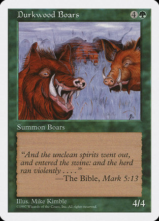 Durkwood Boars [Fifth Edition] | Gate City Games LLC