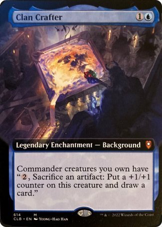 Clan Crafter (Extended Art) [Commander Legends: Battle for Baldur's Gate] | Gate City Games LLC