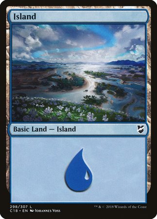 Island (298) [Commander 2018] | Gate City Games LLC