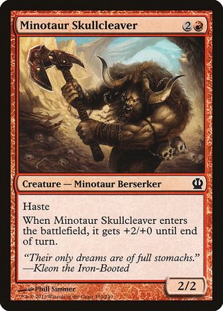 Minotaur Skullcleaver [Theros] | Gate City Games LLC