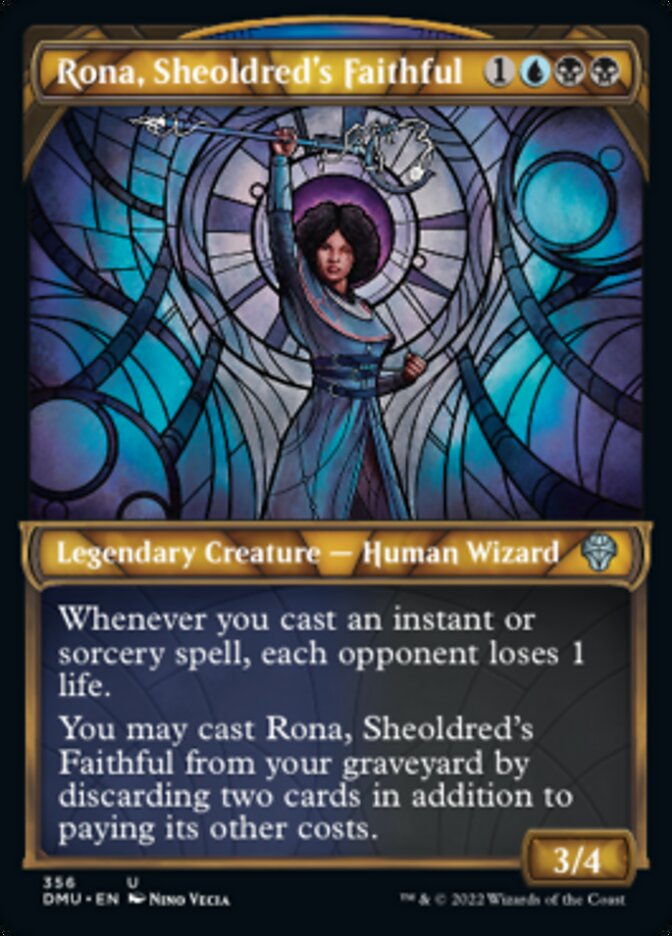 Rona, Sheoldred's Faithful (Showcase Textured) [Dominaria United] | Gate City Games LLC