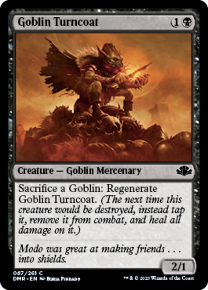 Goblin Turncoat [Dominaria Remastered] | Gate City Games LLC