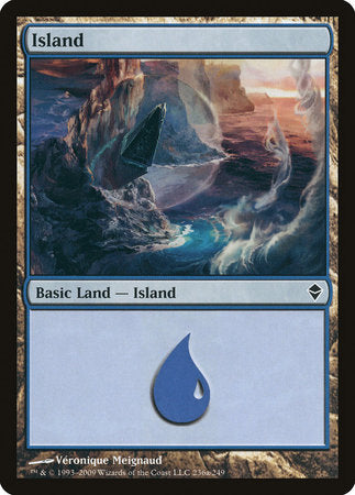 Island (236a) [Zendikar] | Gate City Games LLC