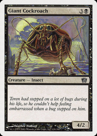 Giant Cockroach [Eighth Edition] | Gate City Games LLC