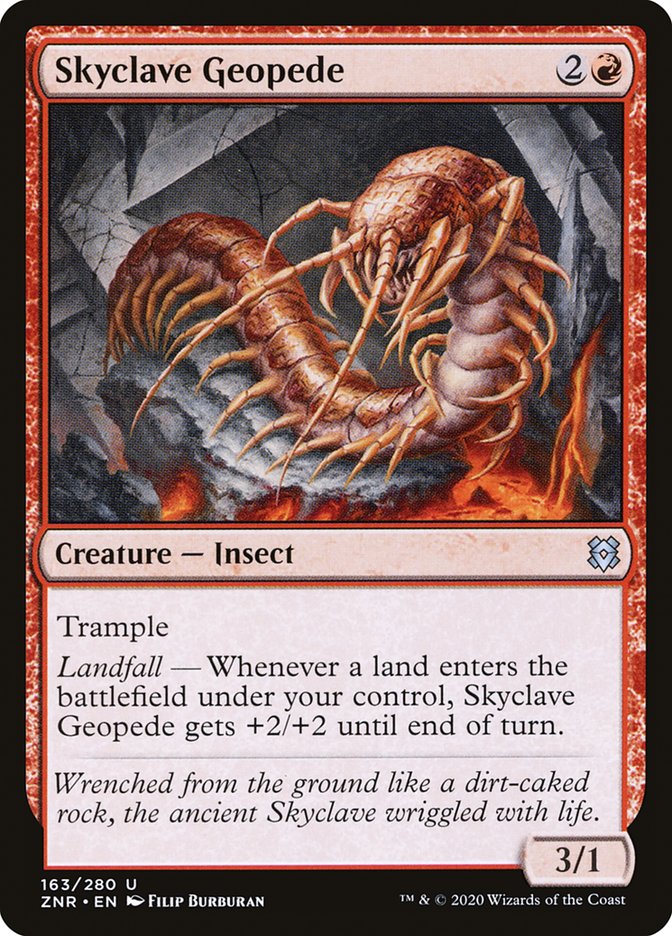 Skyclave Geopede [Zendikar Rising] | Gate City Games LLC
