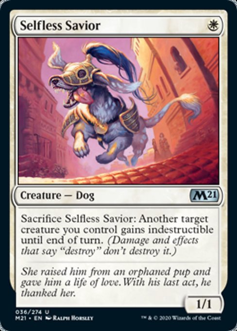 Selfless Savior [Core Set 2021] | Gate City Games LLC