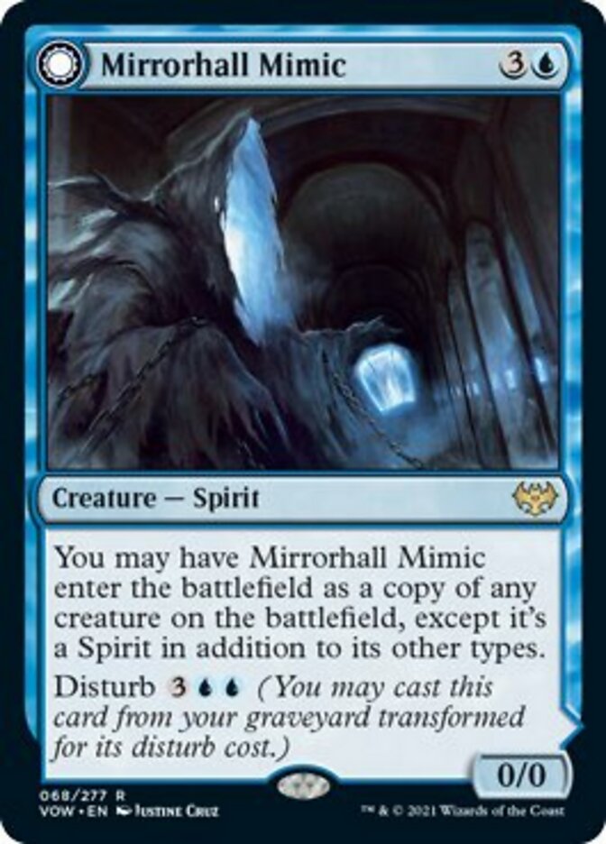 Mirrorhall Mimic // Ghastly Mimicry [Innistrad: Crimson Vow] | Gate City Games LLC