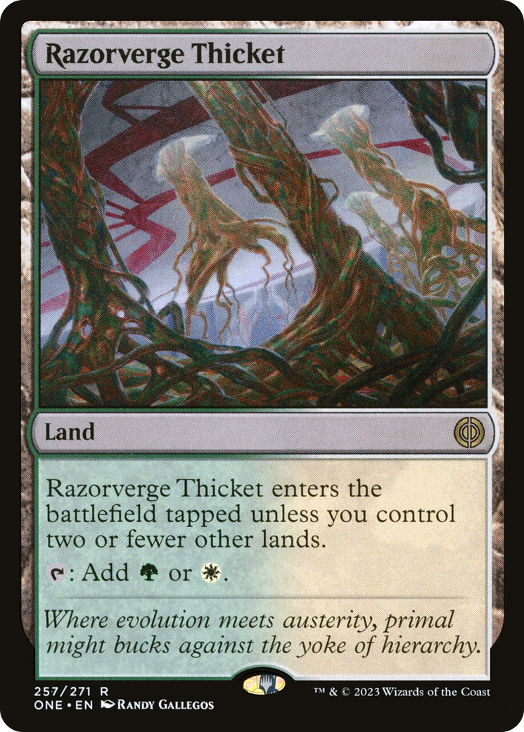 Razorverge Thicket [Phyrexia: All Will Be One] | Gate City Games LLC
