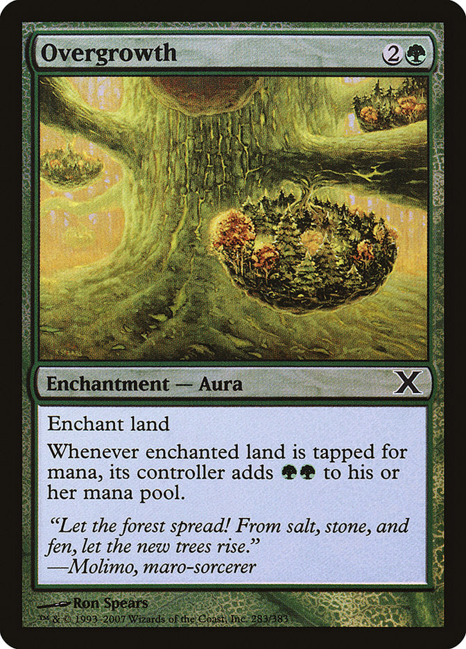 Overgrowth (Premium Foil) [Tenth Edition] | Gate City Games LLC