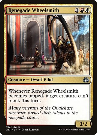Renegade Wheelsmith [Aether Revolt] | Gate City Games LLC