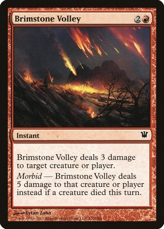 Brimstone Volley [Innistrad] | Gate City Games LLC