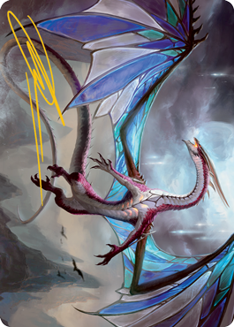 Moonveil Regent Art Card (Gold-Stamped Signature) [Innistrad: Midnight Hunt Art Series] | Gate City Games LLC