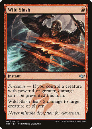 Wild Slash [Fate Reforged] | Gate City Games LLC