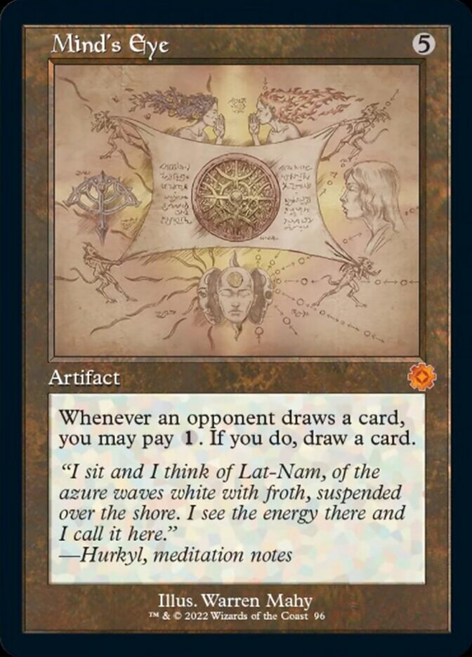 Mind's Eye (Retro Schematic) [The Brothers' War Retro Artifacts] | Gate City Games LLC