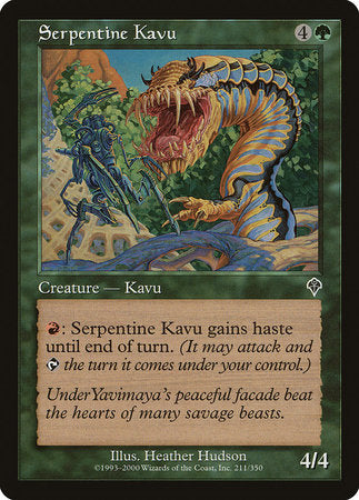 Serpentine Kavu [Invasion] | Gate City Games LLC