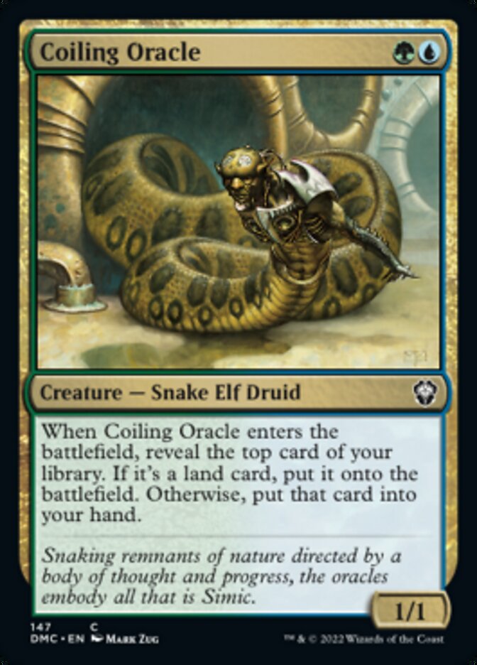 Coiling Oracle [Dominaria United Commander] | Gate City Games LLC