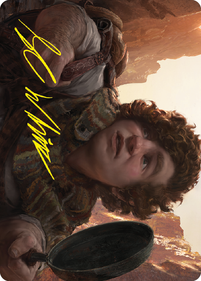 Sam, Loyal Attendant Art Card (Gold-Stamped Signature) [The Lord of the Rings: Tales of Middle-earth Art Series] | Gate City Games LLC