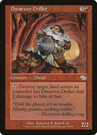 Dwarven Driller [Judgment] | Gate City Games LLC