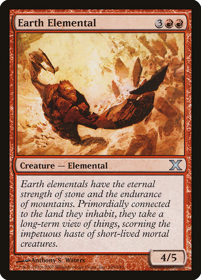 Earth Elemental [Tenth Edition] | Gate City Games LLC