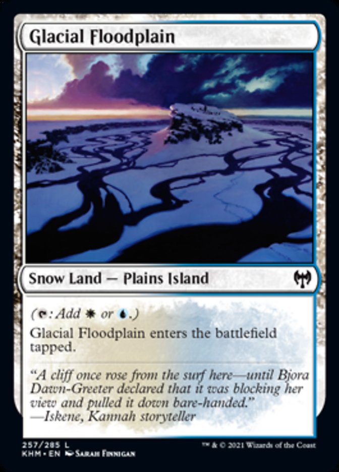 Glacial Floodplain [Kaldheim] | Gate City Games LLC