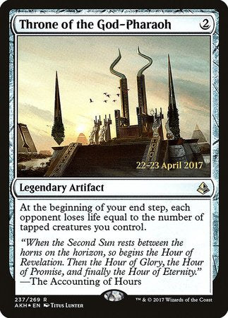 Throne of the God-Pharaoh [Amonkhet Promos] | Gate City Games LLC