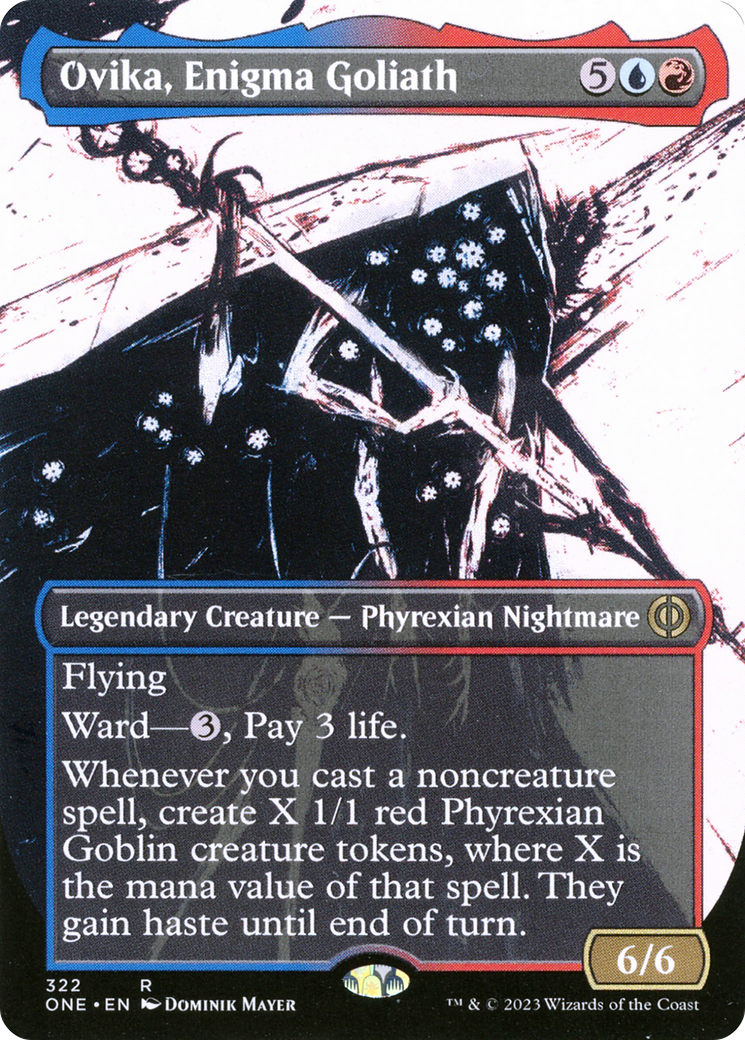 Ovika, Enigma Goliath (Borderless Ichor) [Phyrexia: All Will Be One] | Gate City Games LLC