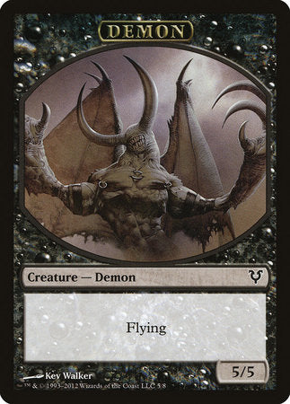 Demon Token [Avacyn Restored Tokens] | Gate City Games LLC