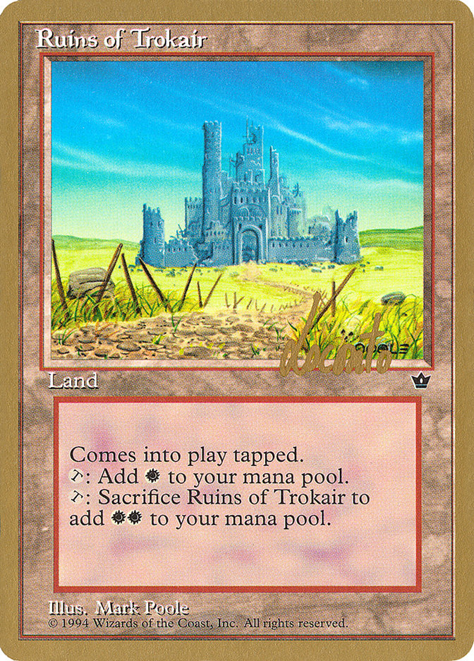 Ruins of Trokair (Michael Loconto) [Pro Tour Collector Set] | Gate City Games LLC