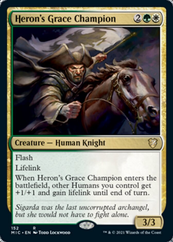 Heron's Grace Champion [Innistrad: Midnight Hunt Commander] | Gate City Games LLC