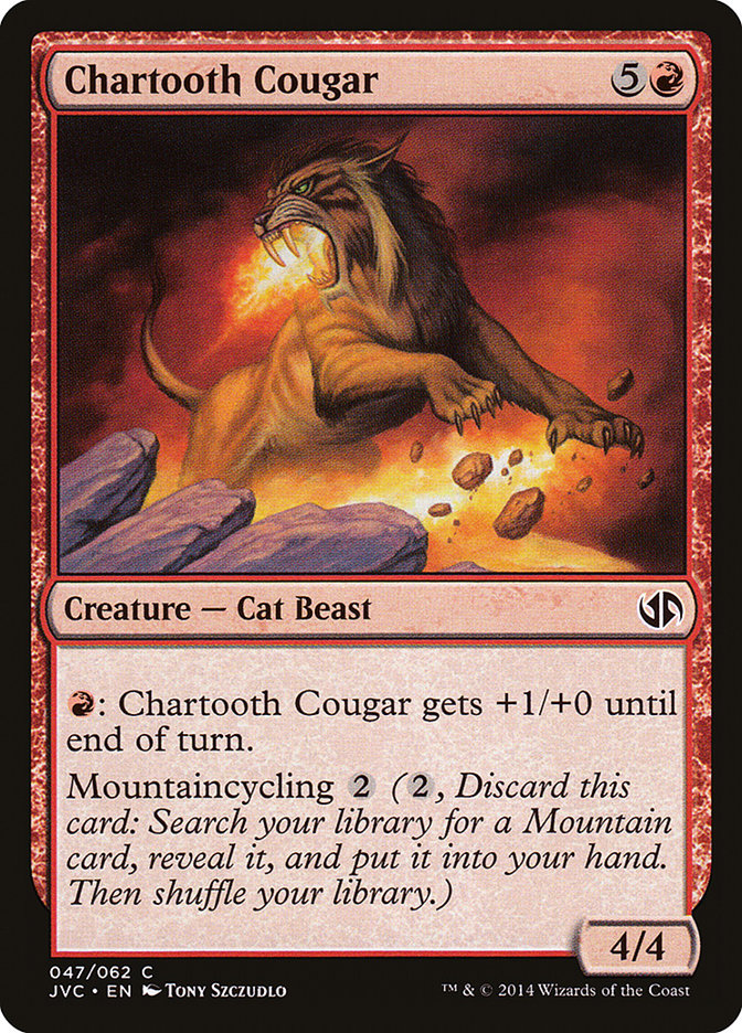 Chartooth Cougar [Duel Decks Anthology] | Gate City Games LLC