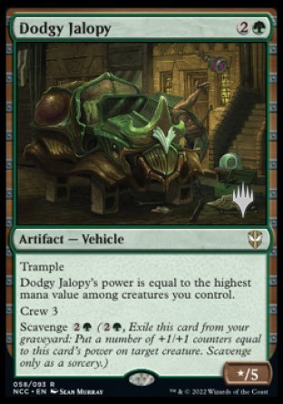 Dodgy Jalopy (Promo Pack) [Streets of New Capenna Commander Promos] | Gate City Games LLC