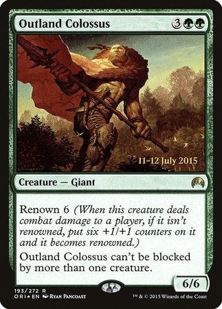 Outland Colossus [Magic Origins Promos] | Gate City Games LLC