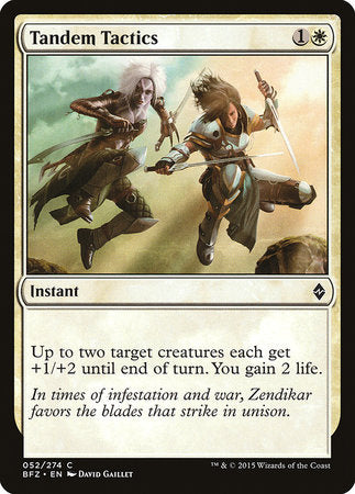Tandem Tactics [Battle for Zendikar] | Gate City Games LLC