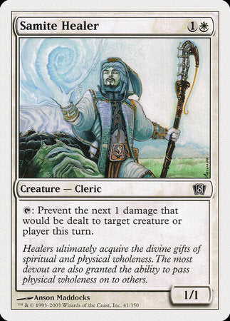 Samite Healer [Eighth Edition] | Gate City Games LLC