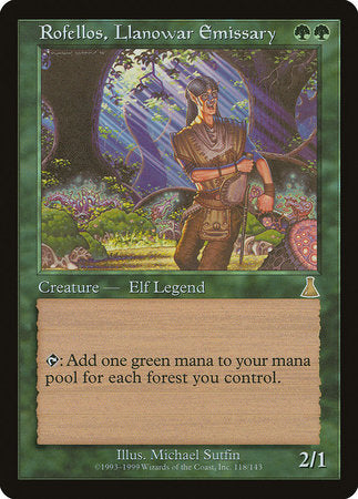 Rofellos, Llanowar Emissary [Urza's Destiny] | Gate City Games LLC