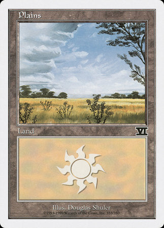 Plains (333) [Classic Sixth Edition] | Gate City Games LLC