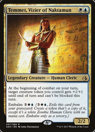 Temmet, Vizier of Naktamun [Amonkhet] | Gate City Games LLC