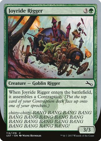 Joyride Rigger [Unstable] | Gate City Games LLC