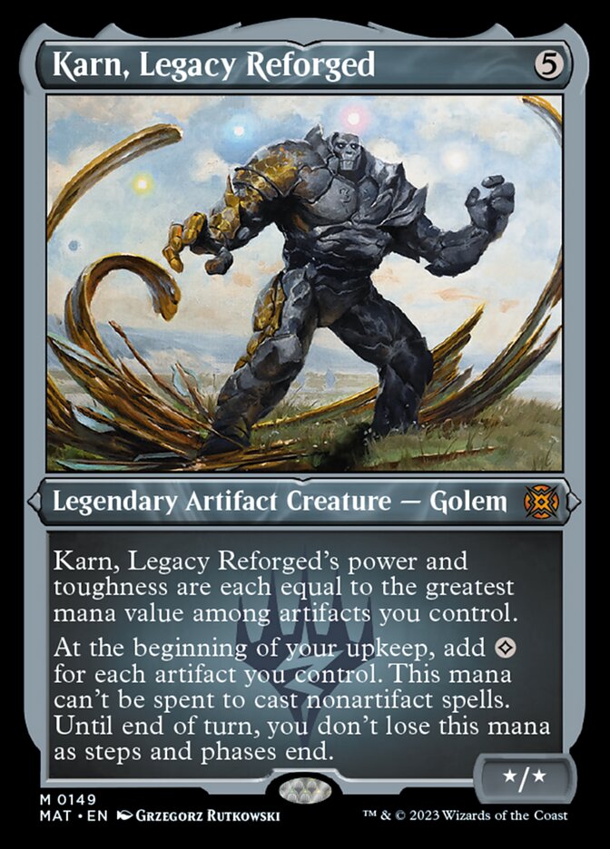 Karn, Legacy Reforged (Foil Etched) [March of the Machine: The Aftermath] | Gate City Games LLC