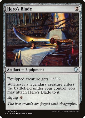 Hero's Blade [Commander 2017] | Gate City Games LLC