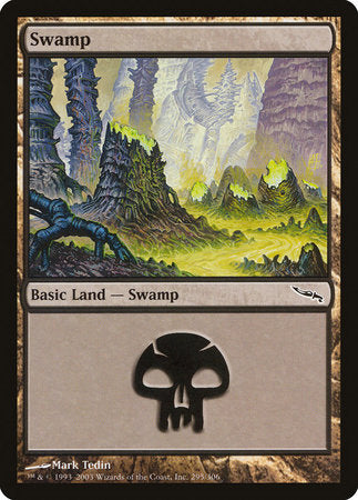 Swamp (295) [Mirrodin] | Gate City Games LLC