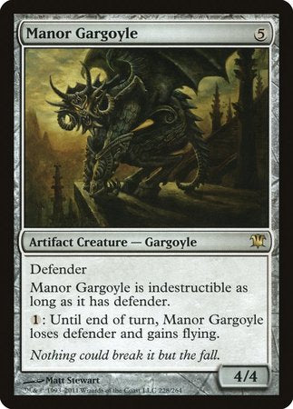 Manor Gargoyle [Innistrad] | Gate City Games LLC