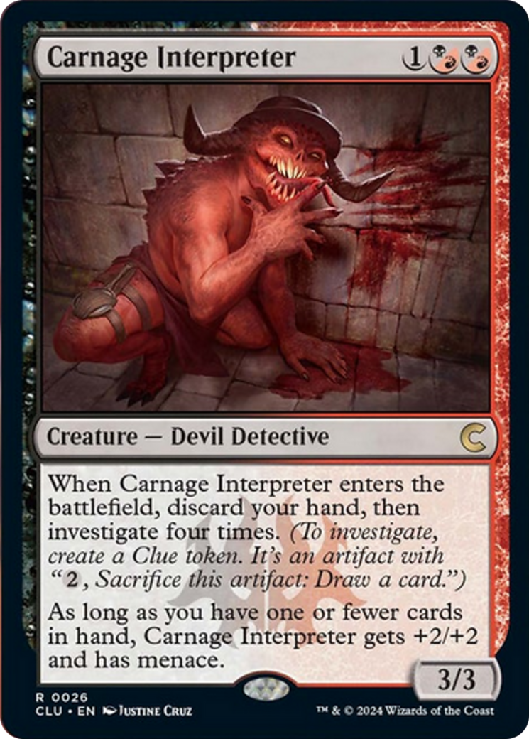 Carnage Interpreter [Ravnica: Clue Edition] | Gate City Games LLC