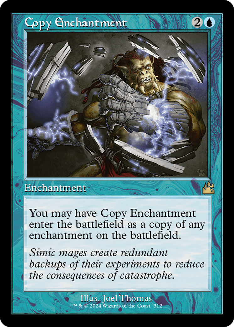 Copy Enchantment (Retro Frame) [Ravnica Remastered] | Gate City Games LLC
