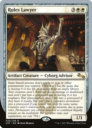 Rules Lawyer [Unstable] | Gate City Games LLC
