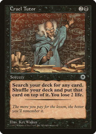 Cruel Tutor [Portal] | Gate City Games LLC