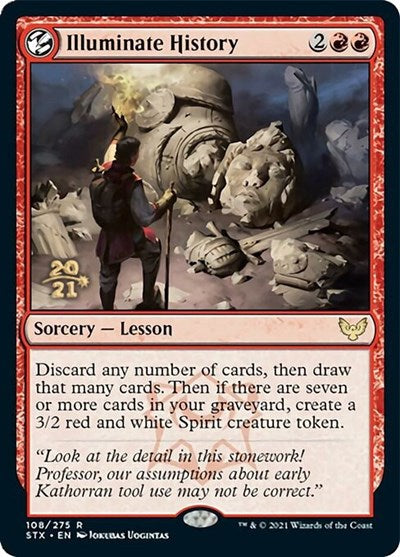 Illuminate History [Strixhaven: School of Mages Prerelease Promos] | Gate City Games LLC