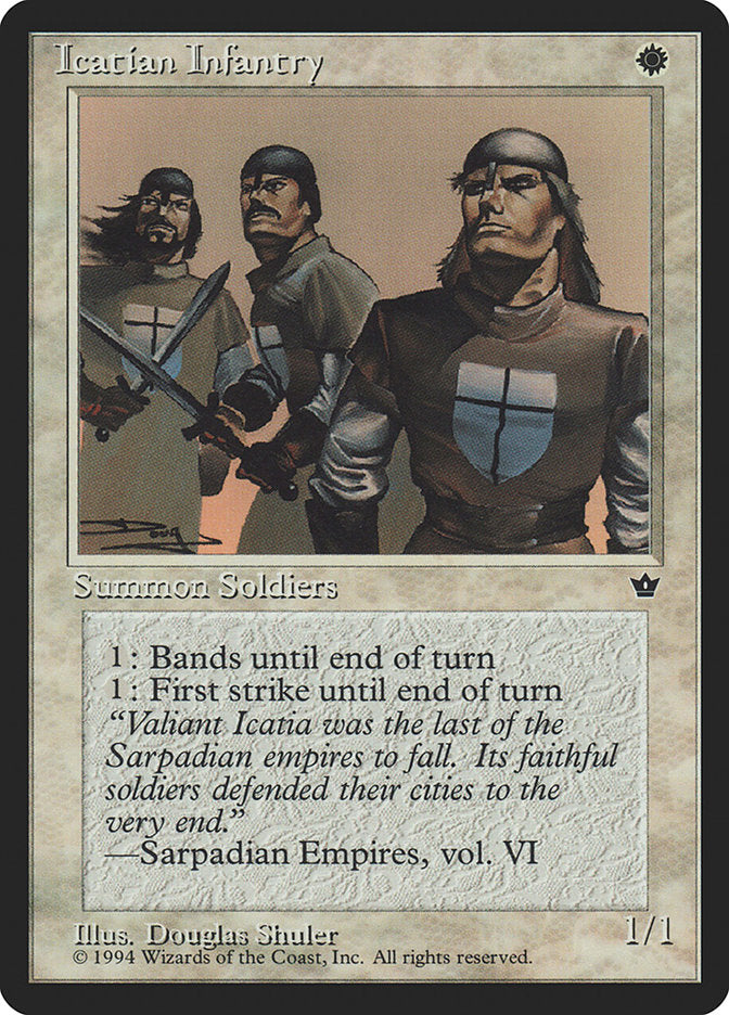 Icatian Infantry (Douglas Shuler) [Fallen Empires] | Gate City Games LLC