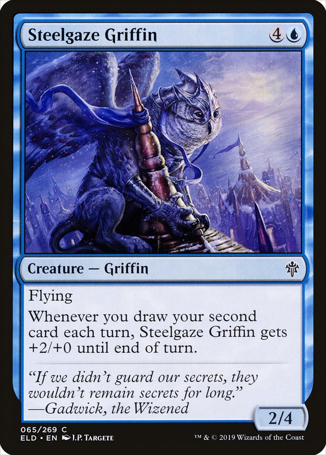 Steelgaze Griffin [Throne of Eldraine] | Gate City Games LLC